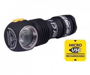 Фонарь налобный Armytek Elf C1 Micro-USB, 980 люмен (теплый свет)