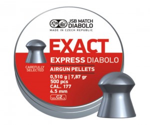 Пули JSB Exact Express Diabolo 4,5 мм, 0,51 г (500 штук)