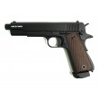 Страйкбольный пистолет KJW KP-07 Colt M1911 M.E.U. CO₂ Black, удлин. ствол - фото № 1