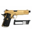 Страйкбольный пистолет KJW KP-07 Colt M1911 M.E.U. TBC CO₂ Tan, удлин. ствол - фото № 4