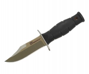 Нож Cold Steel Mini Leatherneck Bowie 39LSAB 8,8 см, сталь 8Cr13MoV, рукоять Kraton Black