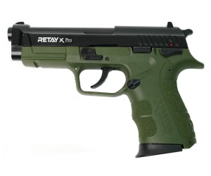 Охолощенный СХП пистолет Retay XPRO, 9mm P.A.K Olive