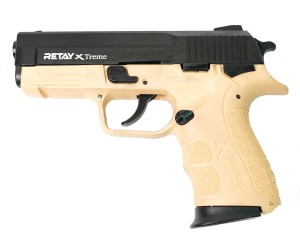 Охолощенный СХП пистолет Retay XTREME, 9mm P.A.K Tan