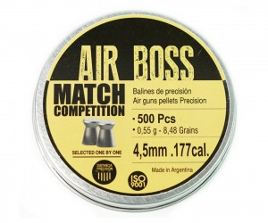 Пули Apolo Air Boss Match 4,5 мм, 0,55 г (500 штук)