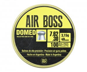 Пули Apolo Air Boss Domed 7,62 мм, 3,15 г (100 штук)