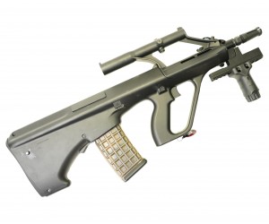 Страйкбольный автомат Snow Wolf Steyr AUG A2 Black, с прицелом (SW-020TA(BK))