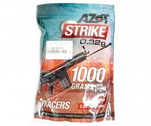 Шары трассерные Azot Strike Tracers 0,32 г, 3100 штук (1 кг, зеленые)