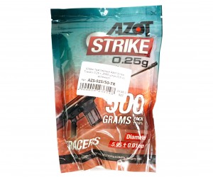 Шары трассерные Azot Strike Tracers 0,25 г, 2000 штук (0,5 кг, зеленые)