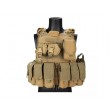 Тактический жилет Yakeda VT-1055 Plate Carrier с подсумками (Tan) - фото № 4