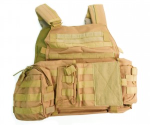 Тактический жилет Yakeda VT-1055 Plate Carrier с подсумками (Tan)