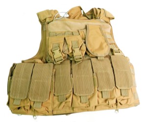 Тактический жилет Yakeda VT-1101 Plate Carrier с подсумками (Tan)