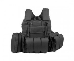 Разгрузочный жилет MOLLE Combat Strike Plate Carrier CIRAS AS-VT0008 Black