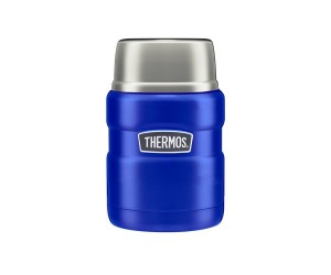 Термос для еды THERMOS KING SK3000 0.47 л, складная ложка, синий