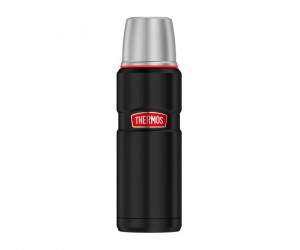 Термос для напитков THERMOS KING SK-2000 RCMB 0.47L, нерж. сталь, винтовая пробка (черный)