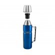 Термос для напитков THERMOS KING SK2010 1.2 л, складная ручка, синий - фото № 3