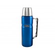 Термос для напитков THERMOS KING SK2010 1.2 л, складная ручка, синий - фото № 4