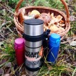 Термос для напитков THERMOS NCB-1800 Rocket Bottle 1.8L, доп. чашка, складная ручка, съёмный ремень - фото № 7