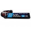 Аккумулятор BlueMAX Li-Po 7.4V 600mah 20C (PDW) w/ Mini Deans (T-type) - фото № 1