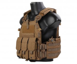 Разгрузочный жилет EmersonGear Quick Release 094K Style Plate Carrier (Coyote)