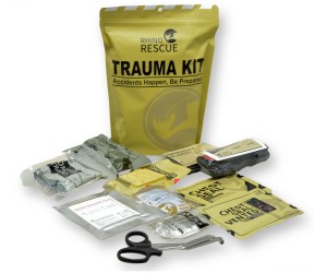 Медицинский комплект Rhino Rescue Trauma Kit №3 (жгут-турникет + бинт гемостатический)