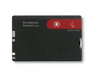 Швейцарская карточка Victorinox Swiss Card Classic Black/Red 0.7103