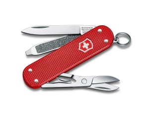 Нож-брелок Victorinox Classic Alox 0.6221.201G ”Sweet Berry” (58 мм, красный)