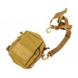 Сумка наплечная AS-BS0066 Outdoor Daily Molle 800D (Tan) - фото № 3