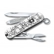 Нож-брелок Victorinox Classic 0.6223.L2105 ”Cubic Illusion” (58 мм) - фото № 1