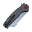 Нож складной CJRB Cutlery Crag 8,7 см, сталь Дамаск, рукоять Carbon - фото № 3