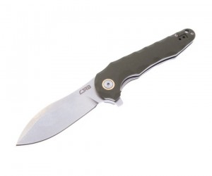 Нож складной CJRB Cutlery Mangrove 9 см, сталь D2, рукоять G10 Green