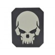 Шеврон EmersonGear Pirateskull PVC Patch-4 (Opaque White) - фото № 4