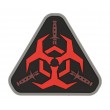 Шеврон EmersonGear Outbreak Response PVC Patch-3 (Red) - фото № 2