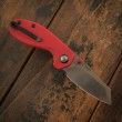 Нож складной CJRB Cutlery Maileah 6 см, сталь AR-RPM9, рукоять G10 Red - фото № 5