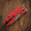 Нож складной CJRB Cutlery Maileah 6 см, сталь AR-RPM9, рукоять G10 Red - фото № 6