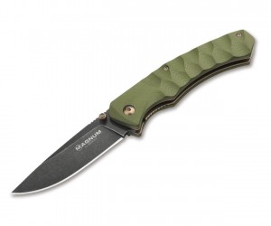 Нож складной Boker Magnum Iguanodon 8 см, сталь 440A, рукоять G10 Green