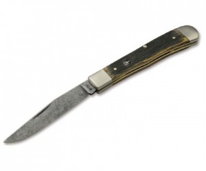 Нож складной Boker Manufaktur Trapper Schloss Burg 8,4 см, сталь O-1 Tool Steel, рукоять дуб