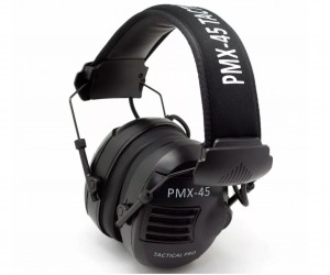 Наушники активные стрелковые PMX Tactical Pro PMX-45 28, 85 ДБ (черный)