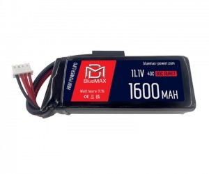 Аккумулятор BlueMAX Li-Po 11.1V 1600mah 40C Brick, 85x34x21 мм