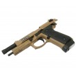 |Уценка| Страйкбольный пистолет KJW Beretta M9A1 TBC CO₂ Tan, удлин. ствол (№ M9A1-TBC.CO2 TAN-364-УЦ) - фото № 5