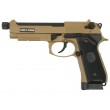 |Уценка| Страйкбольный пистолет KJW Beretta M9A1 TBC CO₂ Tan, удлин. ствол (№ M9A1-TBC.CO2 TAN-364-УЦ) - фото № 1