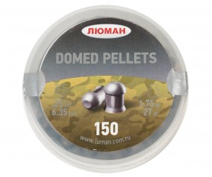 Пули «Люман» Domed Pellets 6,35 мм, 1,75 г (150 штук)