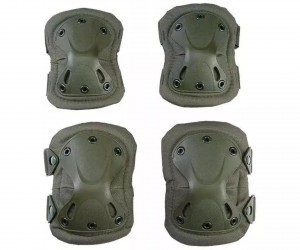 Наколенники + налокотники Cema SWAT X-Cap (Green)