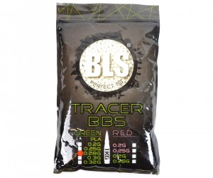 Шары трассерные BLS Tracer 0,28 г, 4000 штук (1 кг, зеленые) 1KG-PLATR28