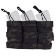 Подсумок под 3 магазина EmersonGear Modular Triple M4 Open Top (Multicam Black) - фото № 1