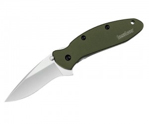 Нож складной Kershaw Scallion 6,1 см, сталь 420НС, Алюминий Olive