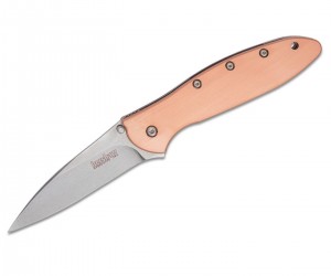 Нож складной Kershaw Leek 7,5 см, сталь CPM 154, Медь Copper