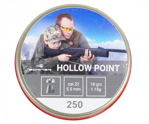 Пули Borner Hollow Point 5,5 мм, 1,15 г (250 штук)