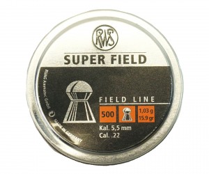 |Уценка| Пули RWS Super Field 5,5 мм, 1,03 г (500 штук) (№ 502-УЦ)