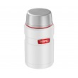 Термос для еды THERMOS KING SK-3020 RCMS 0.71L, складная ложка из нерж. стали (белый) - фото № 2