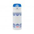 Термокружка THERMOS JNL-402 BLWH 0.4L, откидной механизм (бело-синяя) - фото № 1